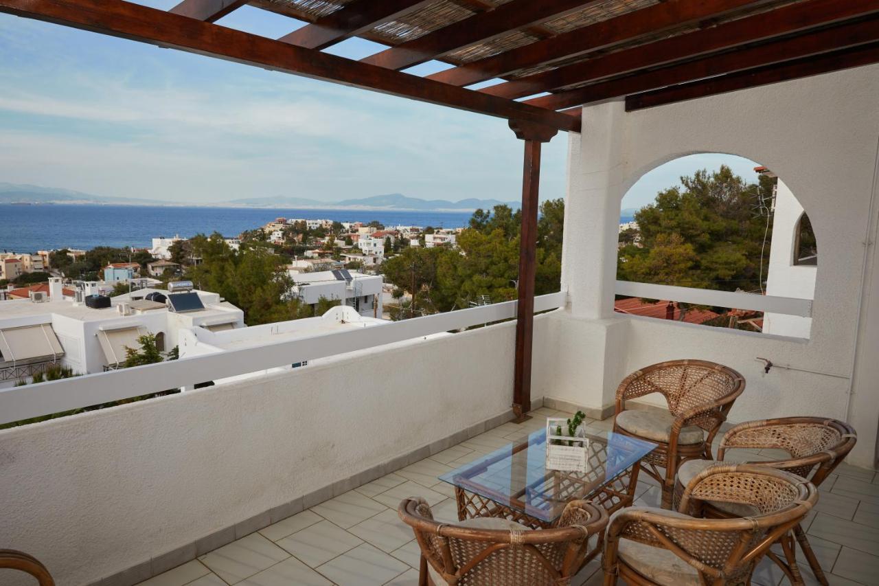 180° View To Sea Villa Vathí Eksteriør bilde